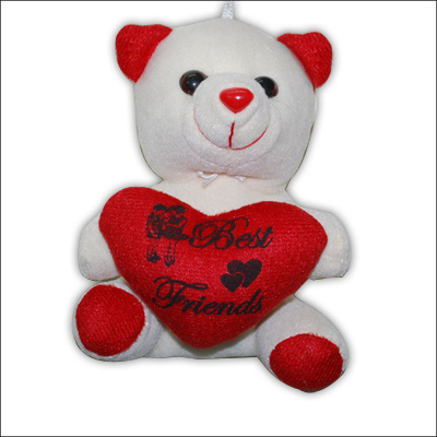 "Valetine Teddy with Best Friends Message -code 002 - Click here to View more details about this Product